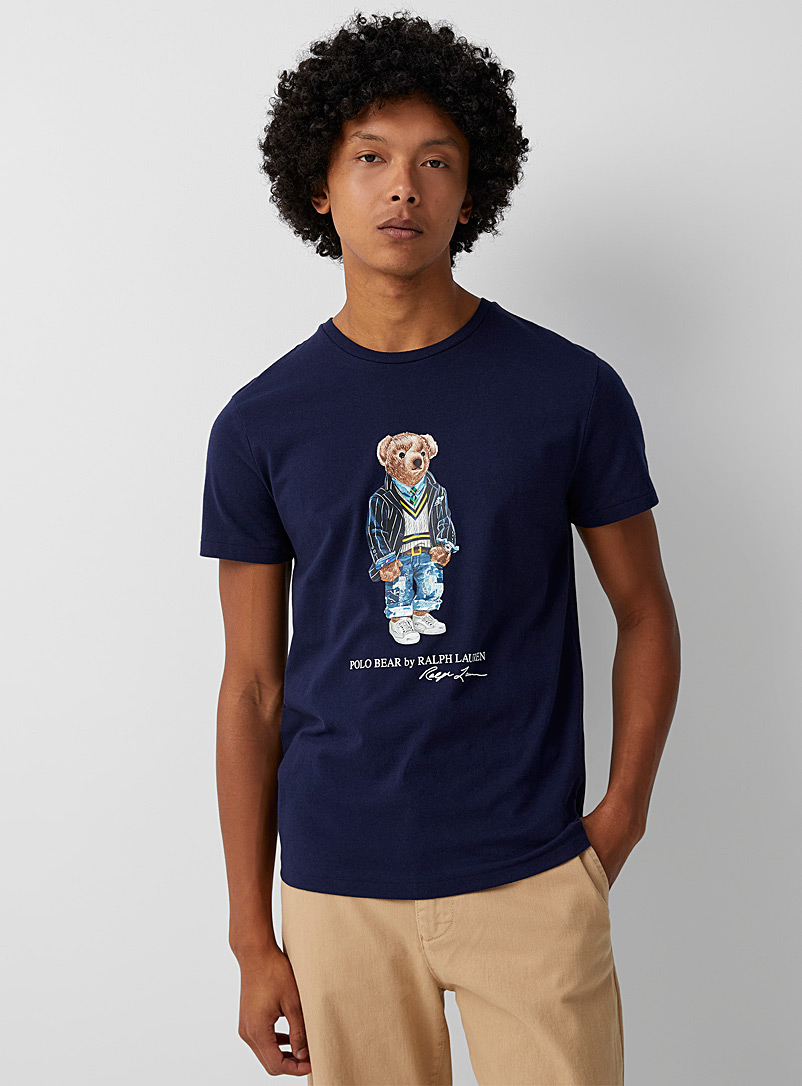 Polo Ralph Lauren: Le t-shirt ourson campus Marine pour homme