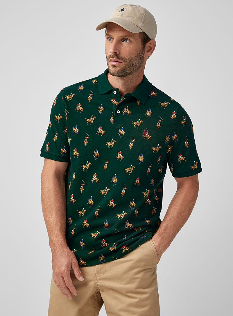 Polo Ralph Lauren Patterned green  Rider polo for men