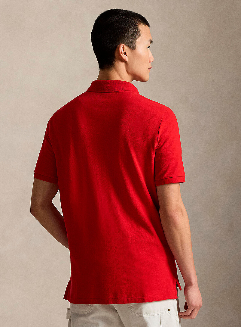 Polo Ralph Lauren: Le polo piqu&eacute; cavalier brod&eacute; <b>Coupe classique</b> Bleu marine - Bleu nuit pour homme