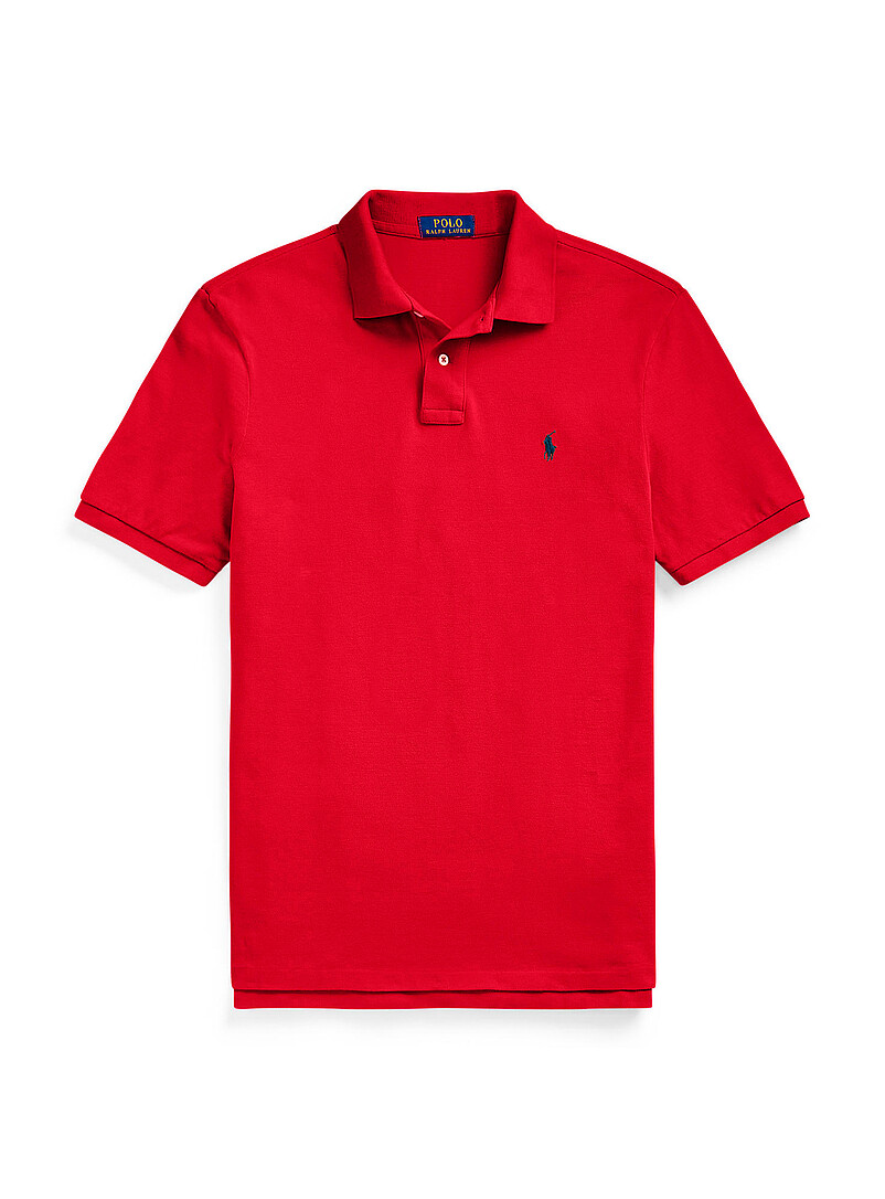 Polo Ralph Lauren: Le polo piqu&eacute; cavalier brod&eacute; <b>Coupe classique</b> Bleu marine - Bleu nuit pour homme