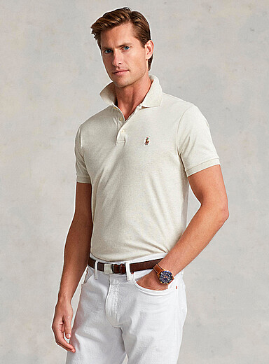 Embroidered rider jersey polo <b>Slim fit</b>
