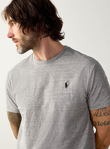 Embroidered rider T-shirt <b>Classic fit</b>