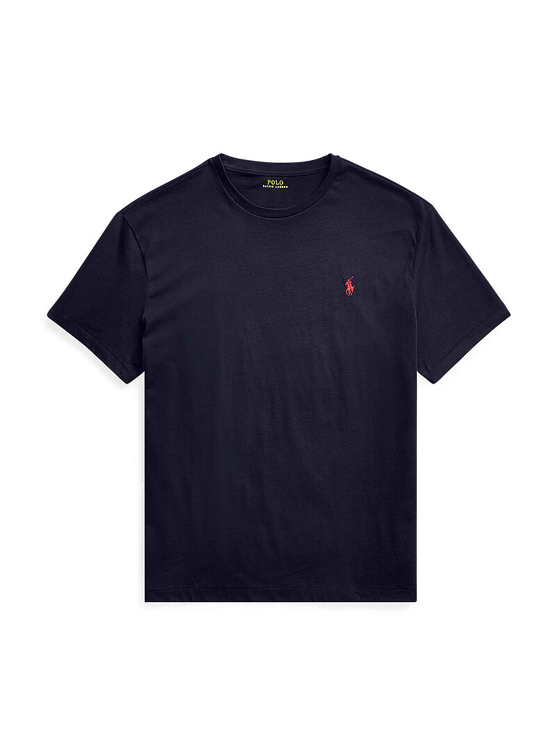 Polo Ralph Lauren: Le t-shirt cavalier brod&eacute; <b>Coupe classique</b> Noir pour homme