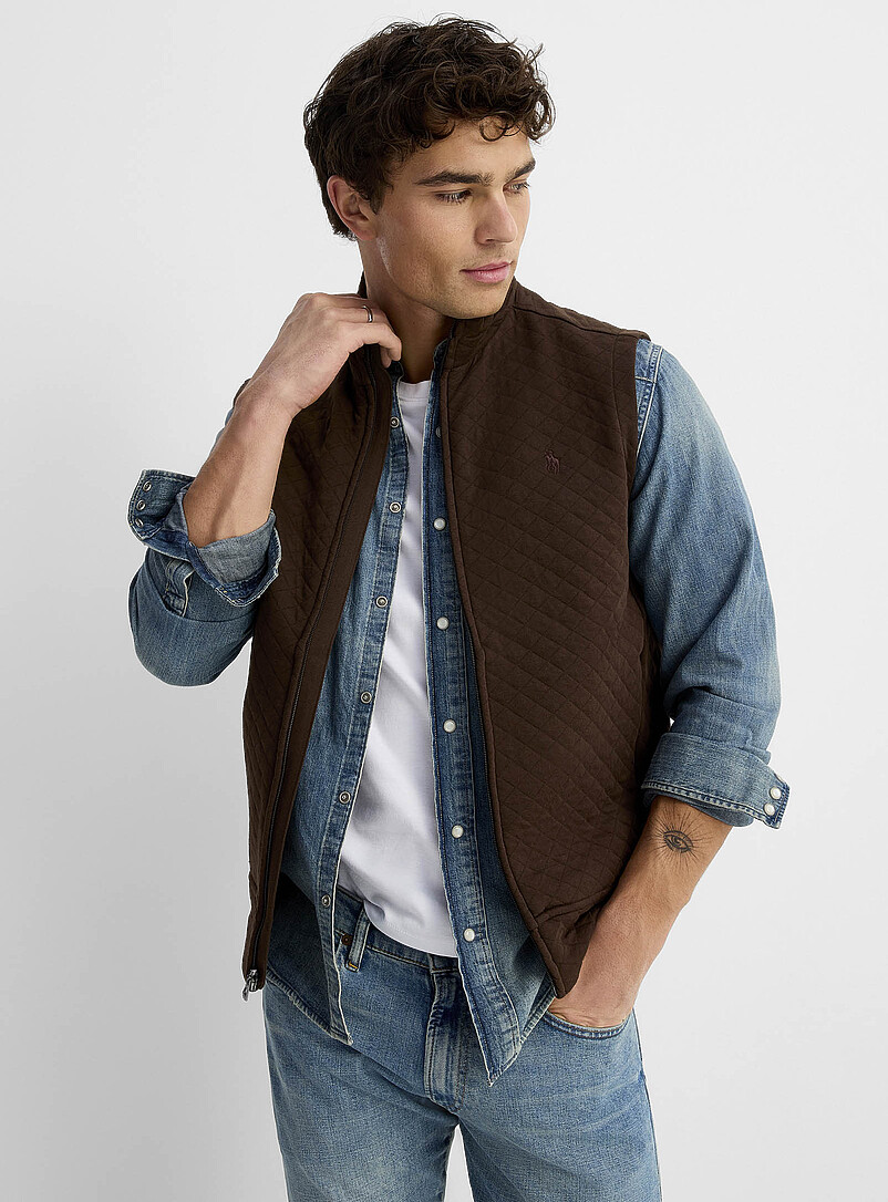 Dickies Gilet Matelassé Losanges – Doudoune Sans Manches Homme Résistante à L'Eau Et Chaude