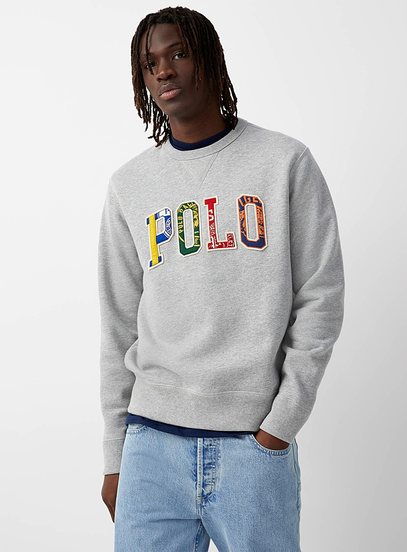 Polo Ralph Lauren Grey Team Polo sweatshirt for men