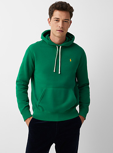 Polo Ralph Lauren Green Polo emblem hoodie for men