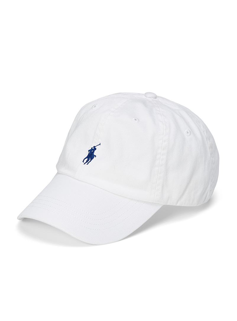 Polo Ralph Lauren: La casquette emblème Polo Blanc pour femme