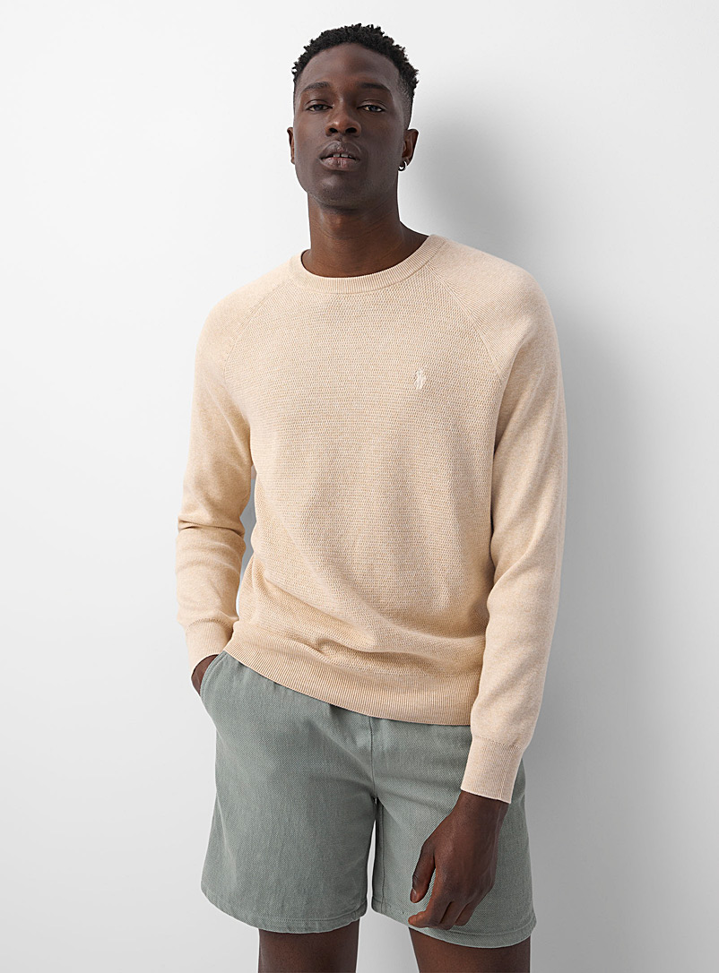 Textured knit sweater | Polo Ralph Lauren | Shop Men's Crew Neck Sweaters  Online | Simons