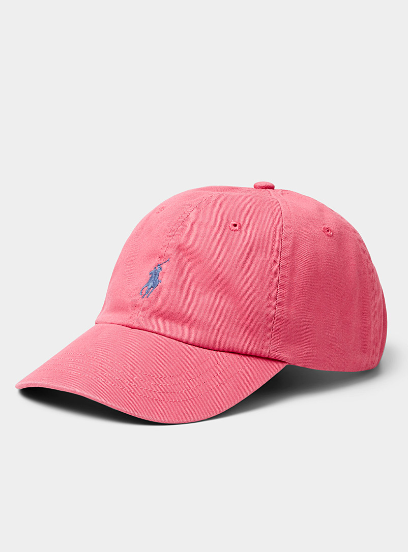 Lauren par Ralph Lauren Pink Polo solid cotton cap for women