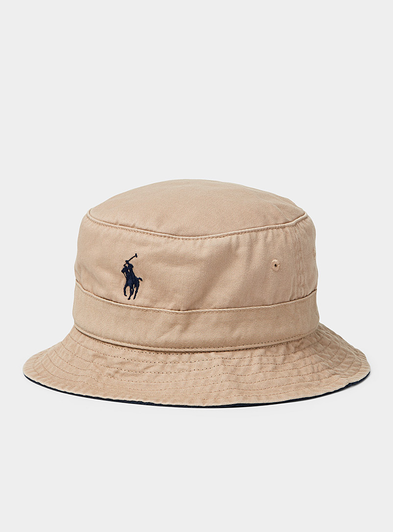 Polo Ralph Lauren Fawn Loft beige bucket hat for men