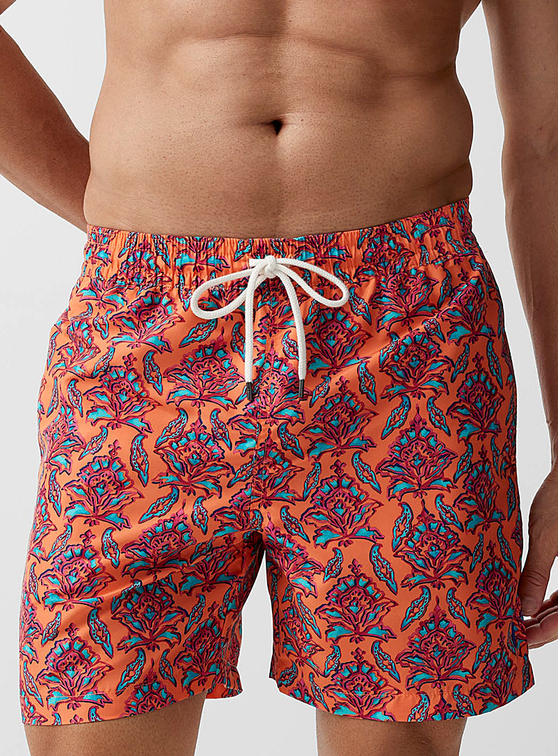 Polo Ralph Lauren Pink Vibrant tropical swim trunk for men