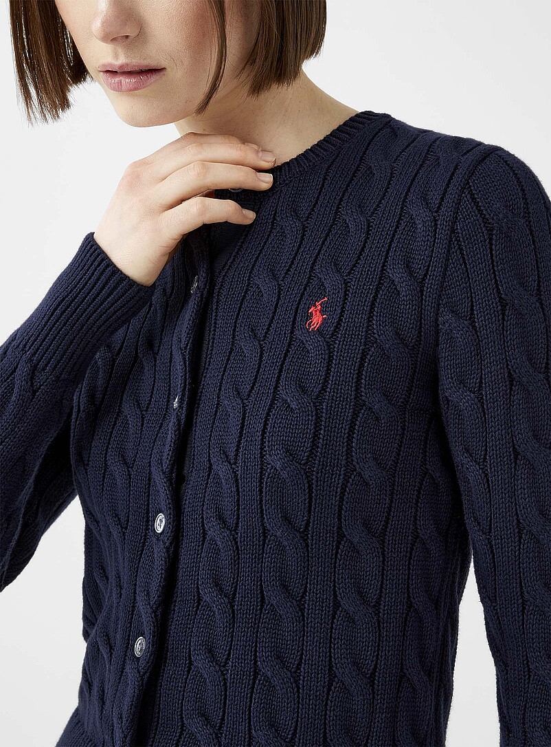 Fitted cable knit cardigan product image 2