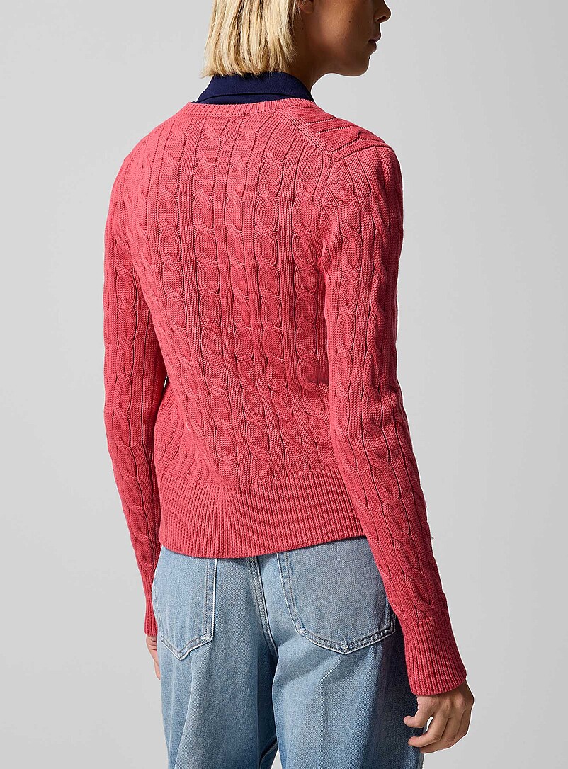 Pure cotton cable-knit cardigan product image 3