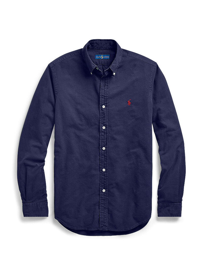 Garment-dyed Oxford shirt Classic fit product image 3