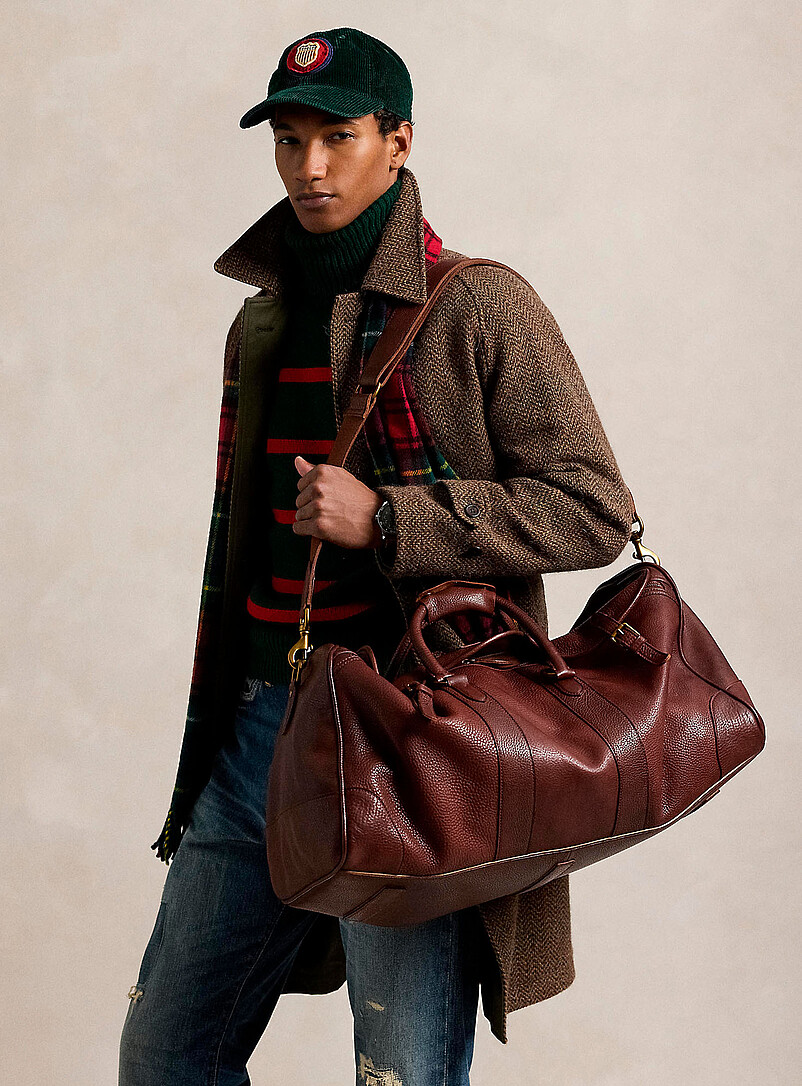 Heritage leather duffle bag product image 3