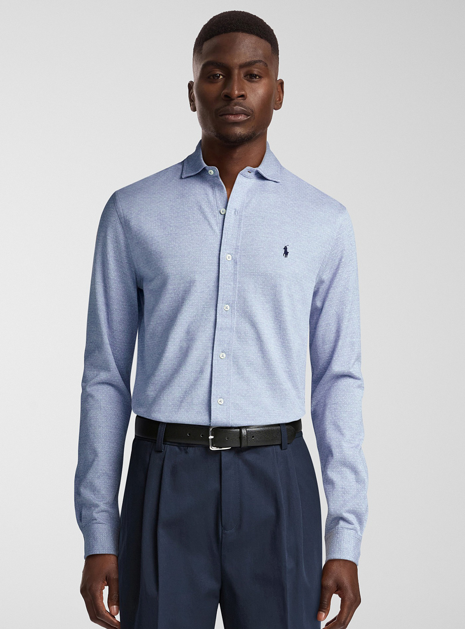 Polo Ralph Lauren - La chemise tricot point jacquard