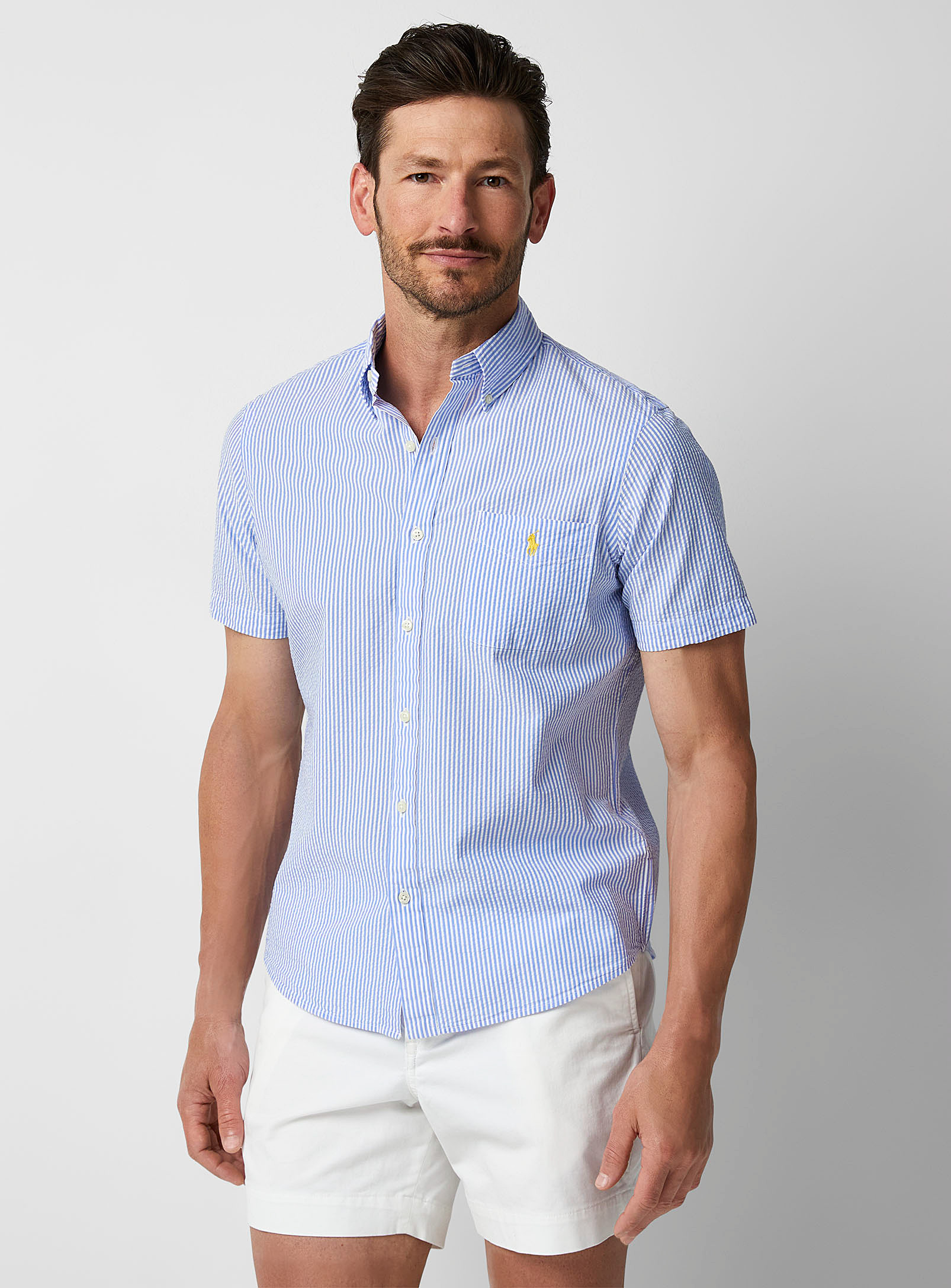 Polo Ralph Lauren - La chemise rayée en seersucker