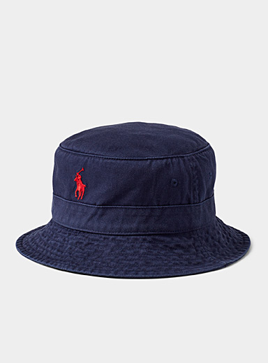 Embroidered logo navy bucket hat | Polo Ralph Lauren | Shop Men's Hats |  Simons