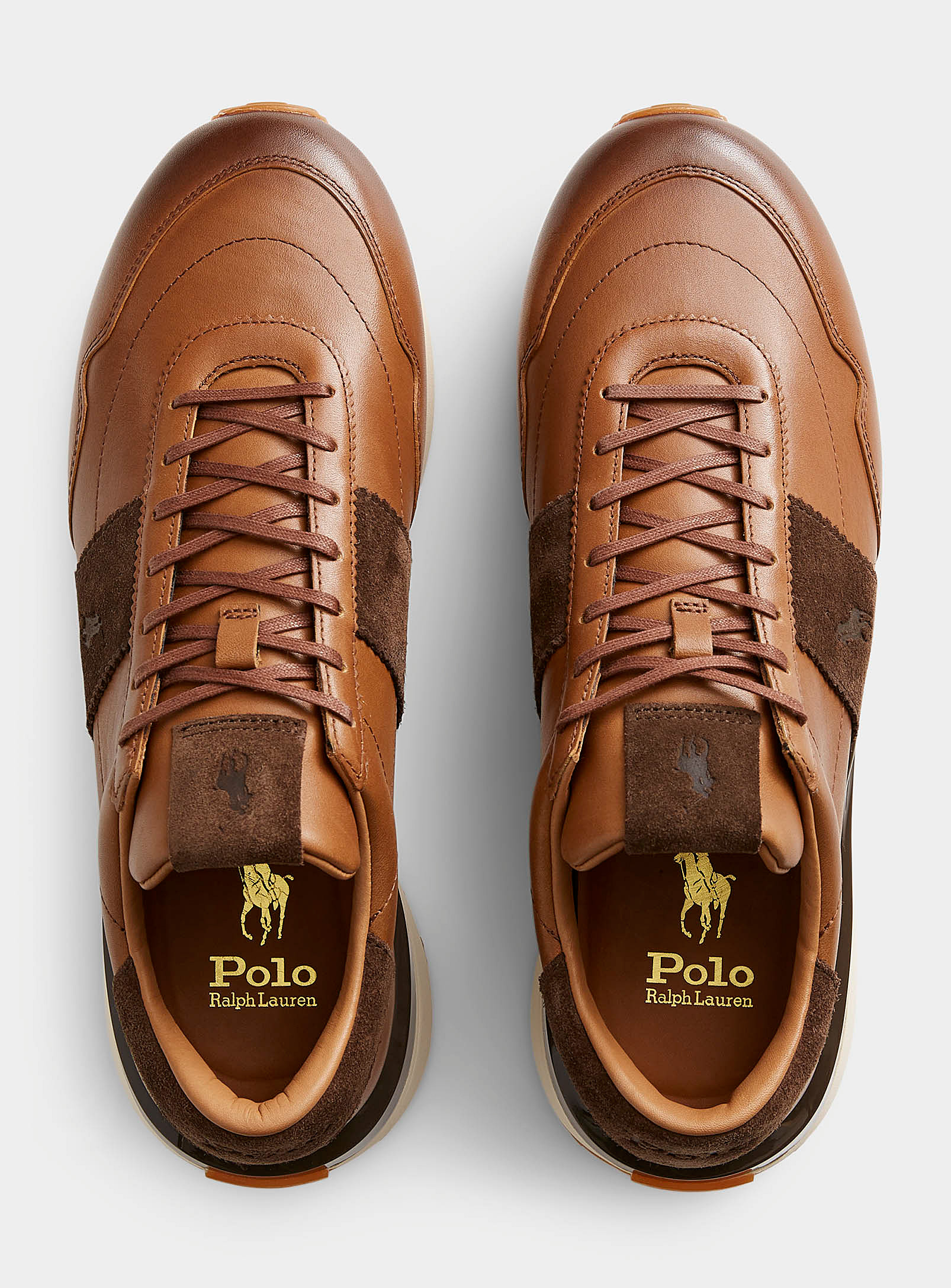 Polo Ralph Lauren - Chaussures Le Sneaker Train 89 en cuir Homme