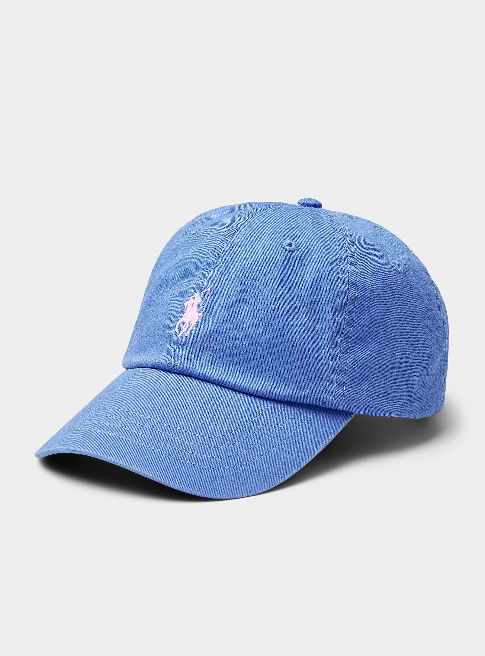 Polo Ralph Lauren Embroidered Pony Colourful Cap In Blue