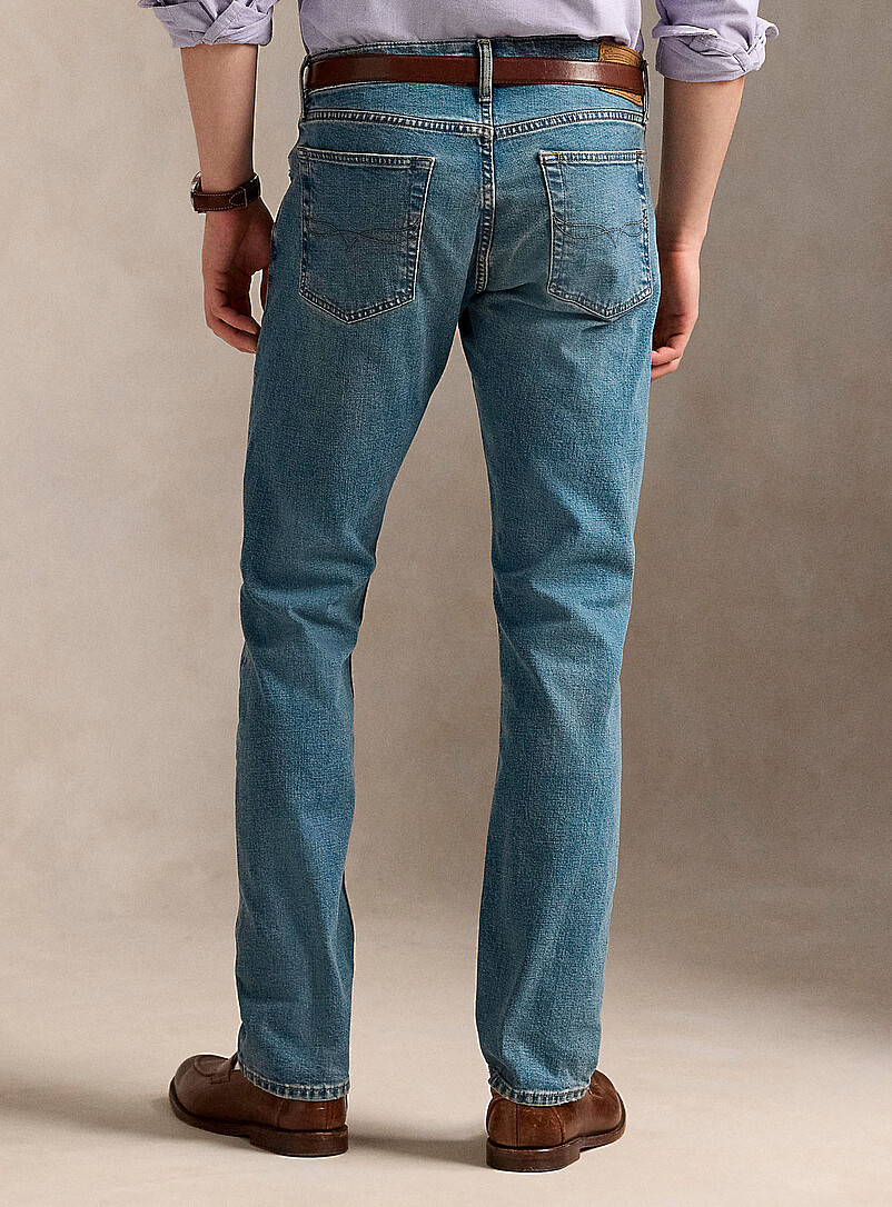 The Varick faded-blue jean Straight, slim fit product image 2