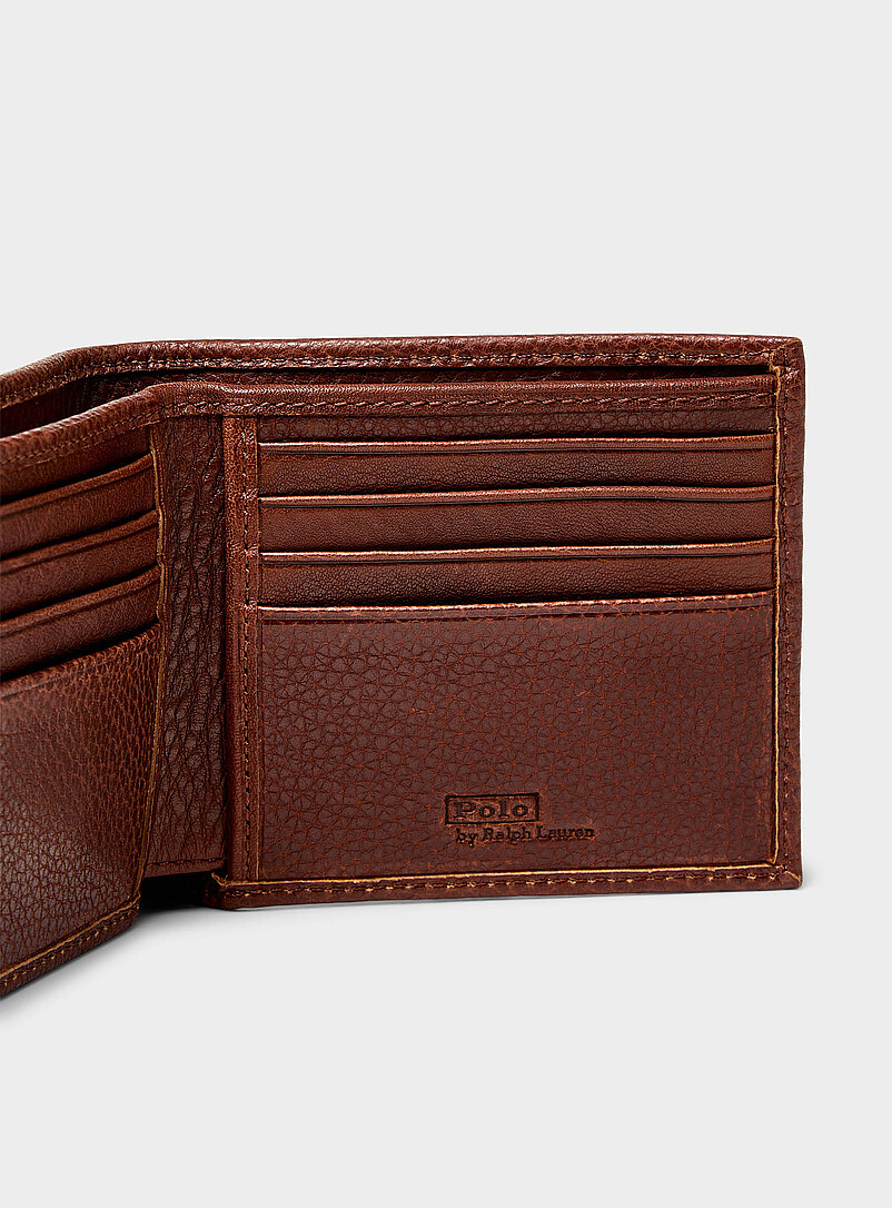 Heritage logo leather wallet product image 2