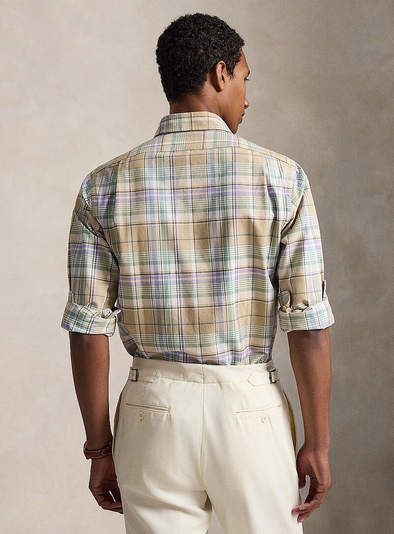 Lavender accent check Oxford shirt Classic fit product image 2