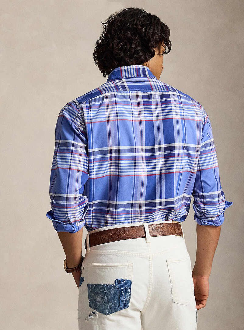 Tricolour check Oxford shirt Classic fit product image 2
