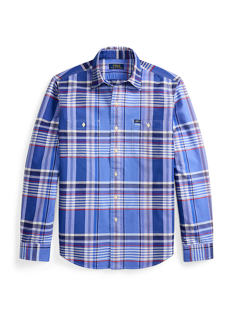 Tricolour check Oxford shirt Classic fit product image 3