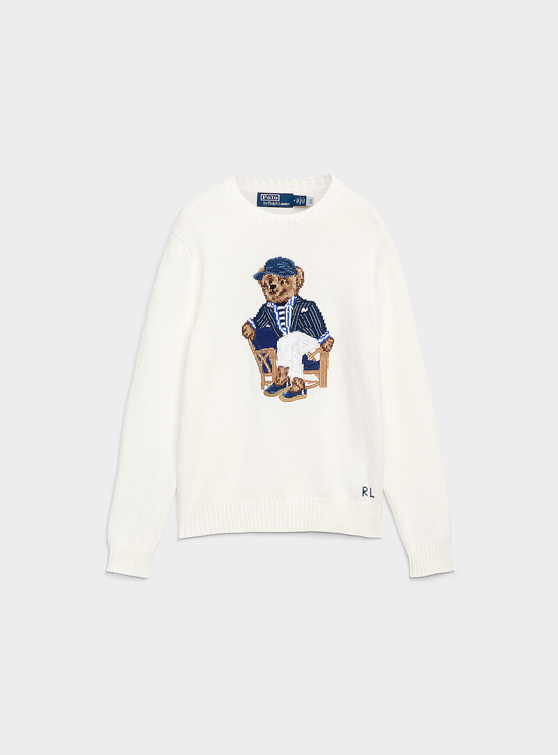Country Club teddy bear sweater product image (primary)