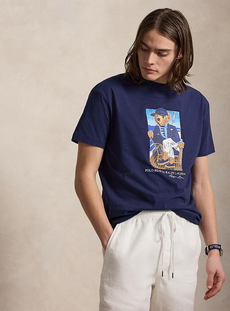 Yacht Club teddy bear T-shirt product image (primary)