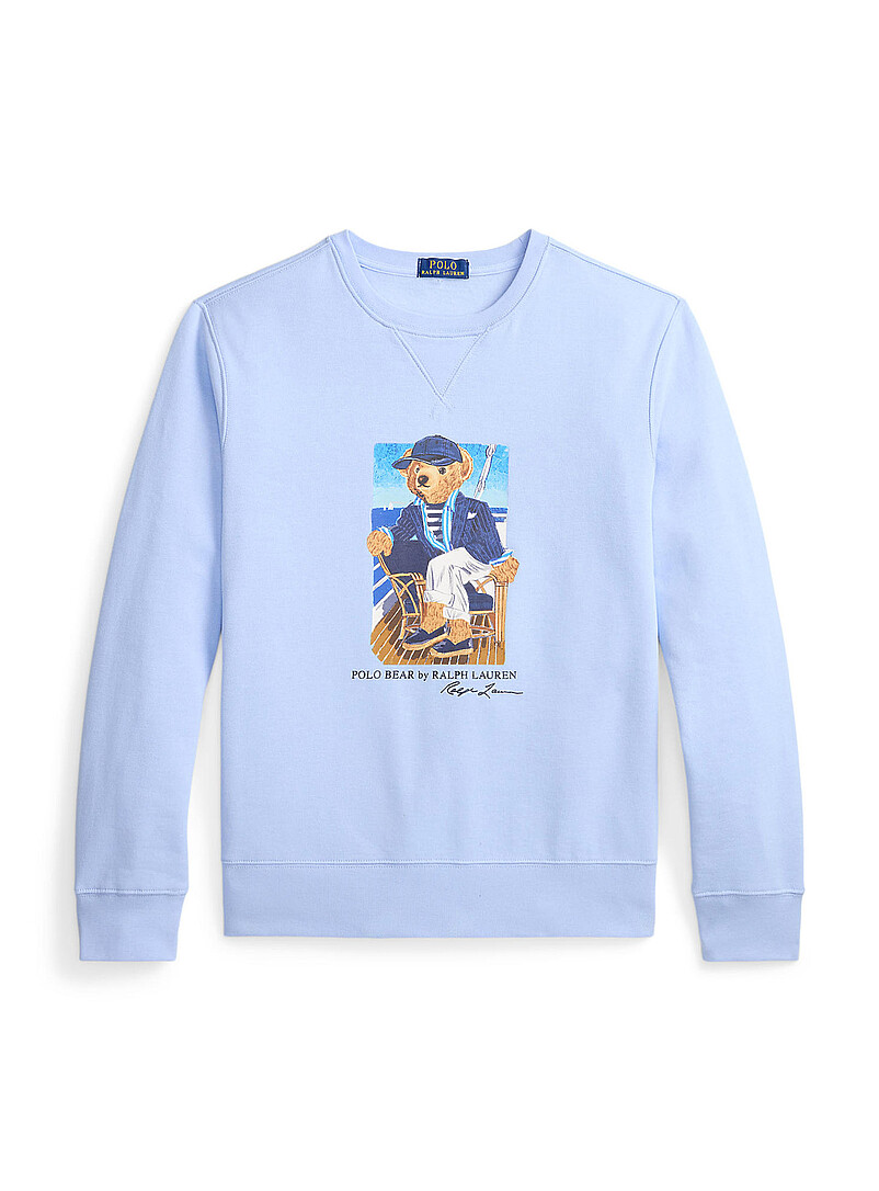 Yacht Club teddy bear sweatshirt product image (primary)