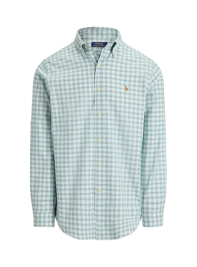 Plaid Oxford shirt product image (primary)