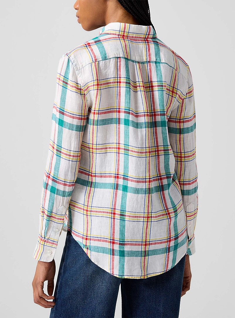 Pure linen striped shirt product image 3