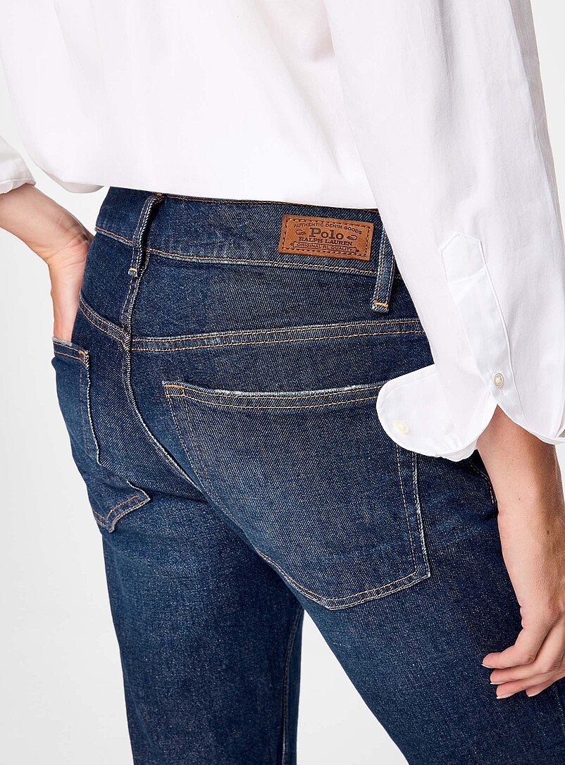 Straight-leg blue jean product image 3
