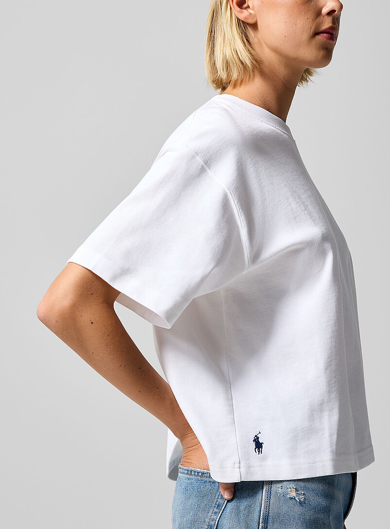 Logo cropped T-shirt product image 2