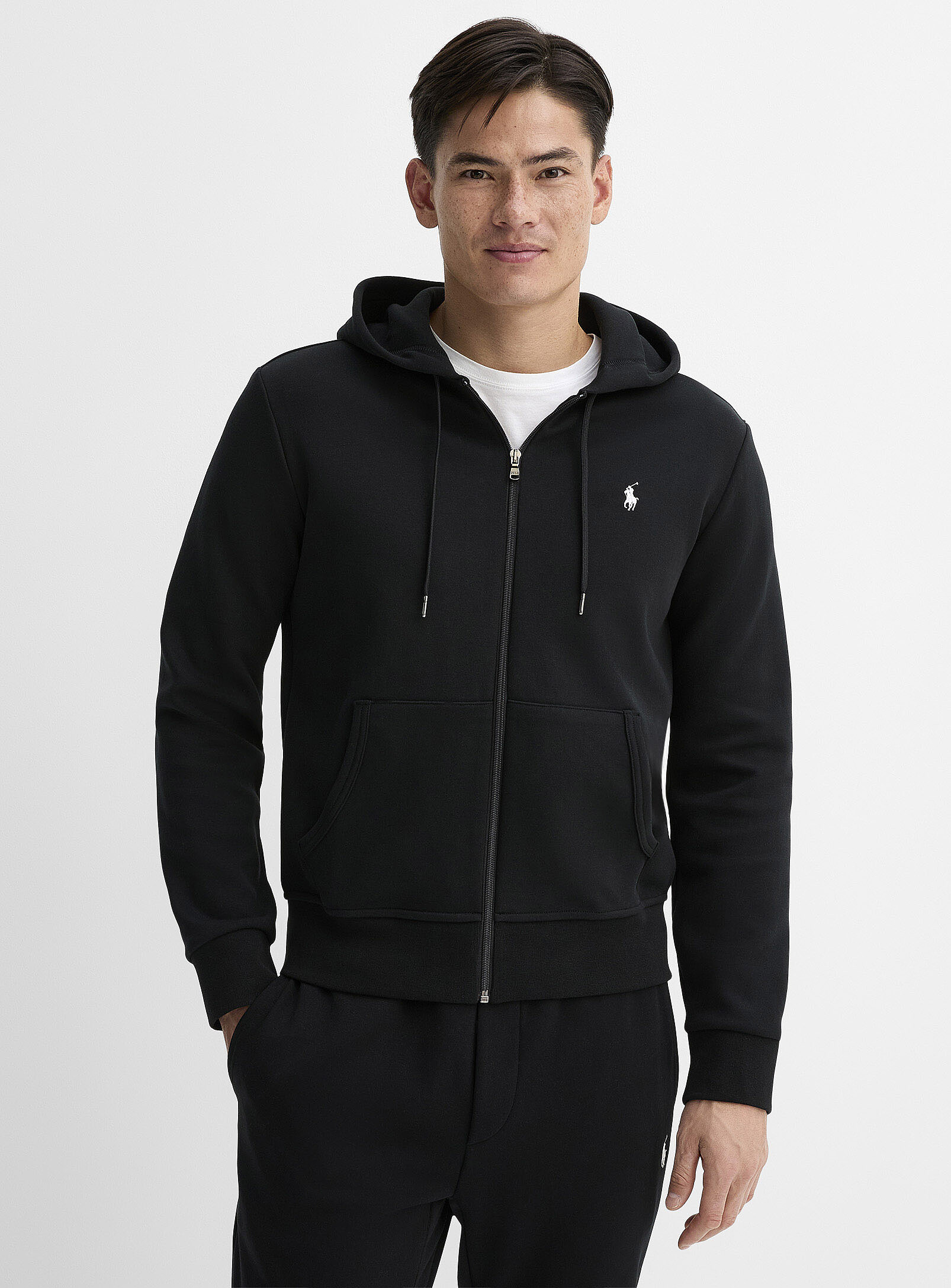 Polo Ralph Lauren - Performance zip-up hoodie (Men, Black, SMALL)