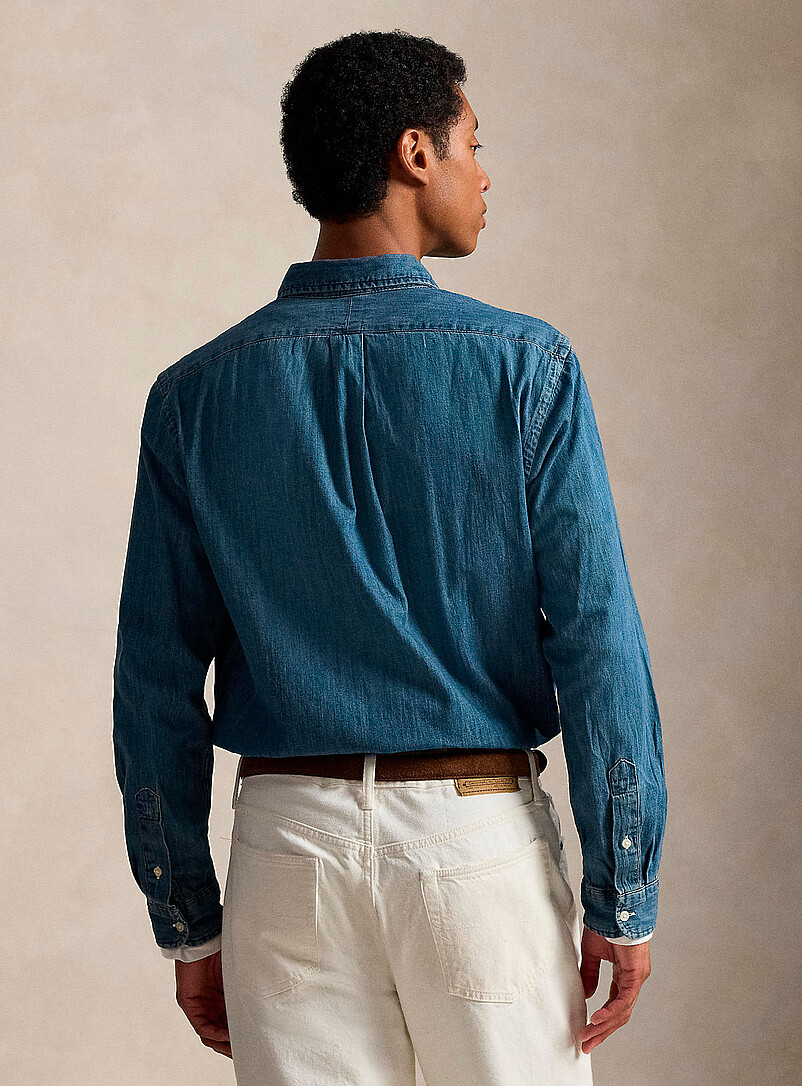 Lightweight denim shirt Classic fit product image 2