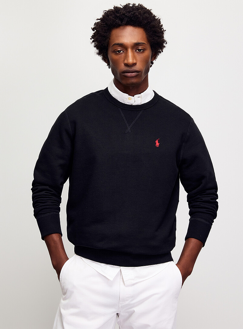 Embroidered rider logo sweatshirt product image (primary)