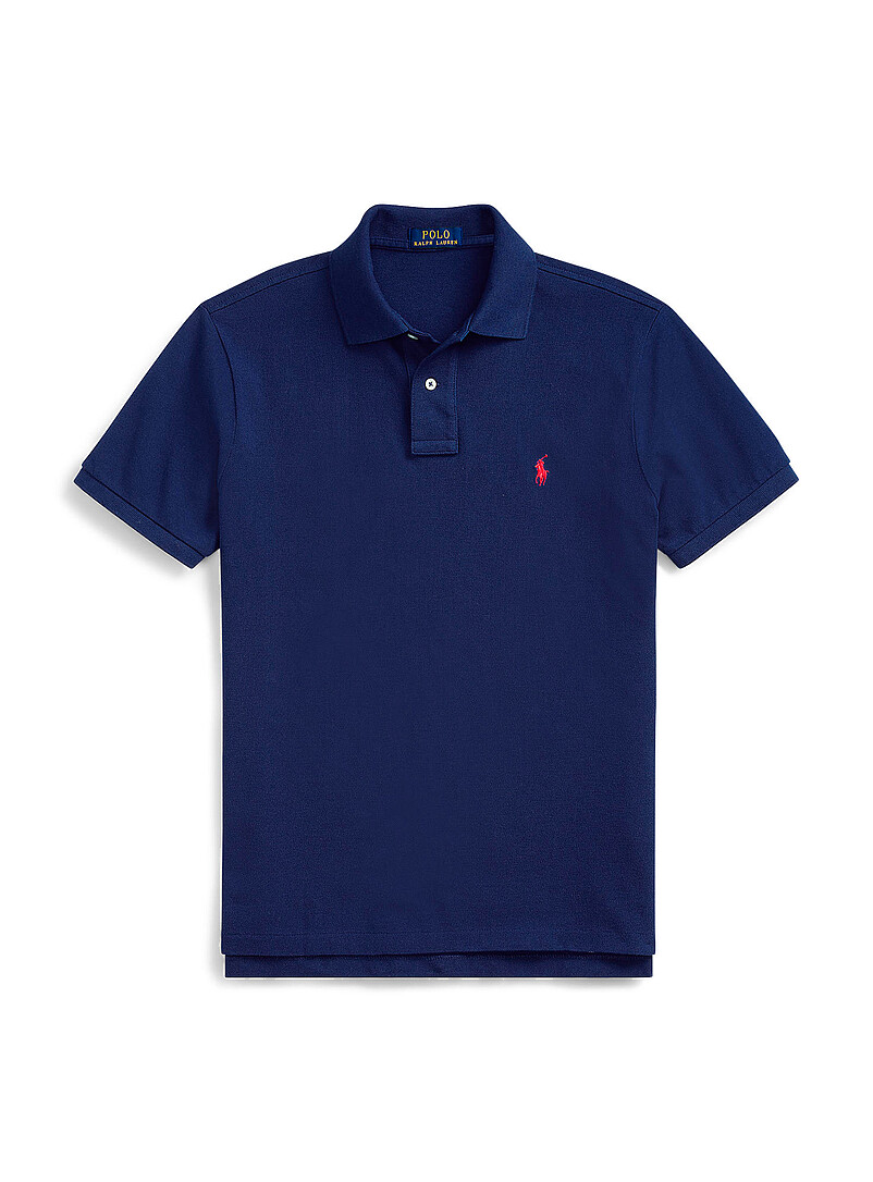 Embroidered rider piqué polo Classic fit product image 3