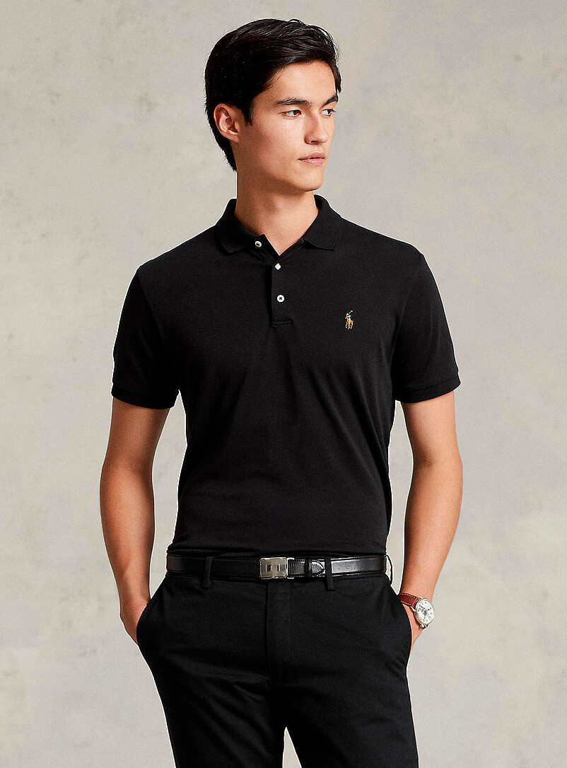 Embroidered rider jersey polo Slim fit product image (primary)