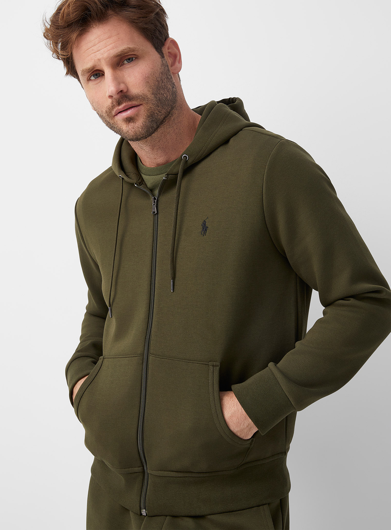 Polo Shirt Ralph Lauren - Men's Double-faced zip hoodie (Men, Green, |  Square One