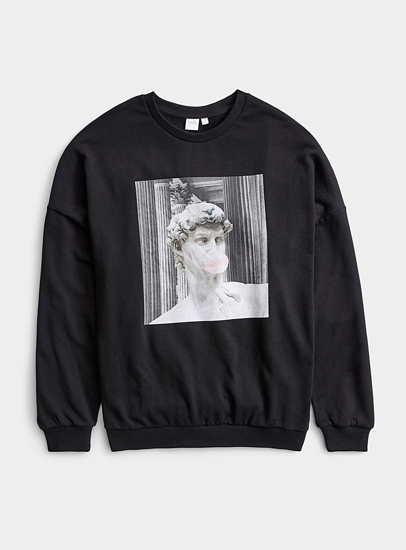 Twik Black Legendary art sweatshirt for women