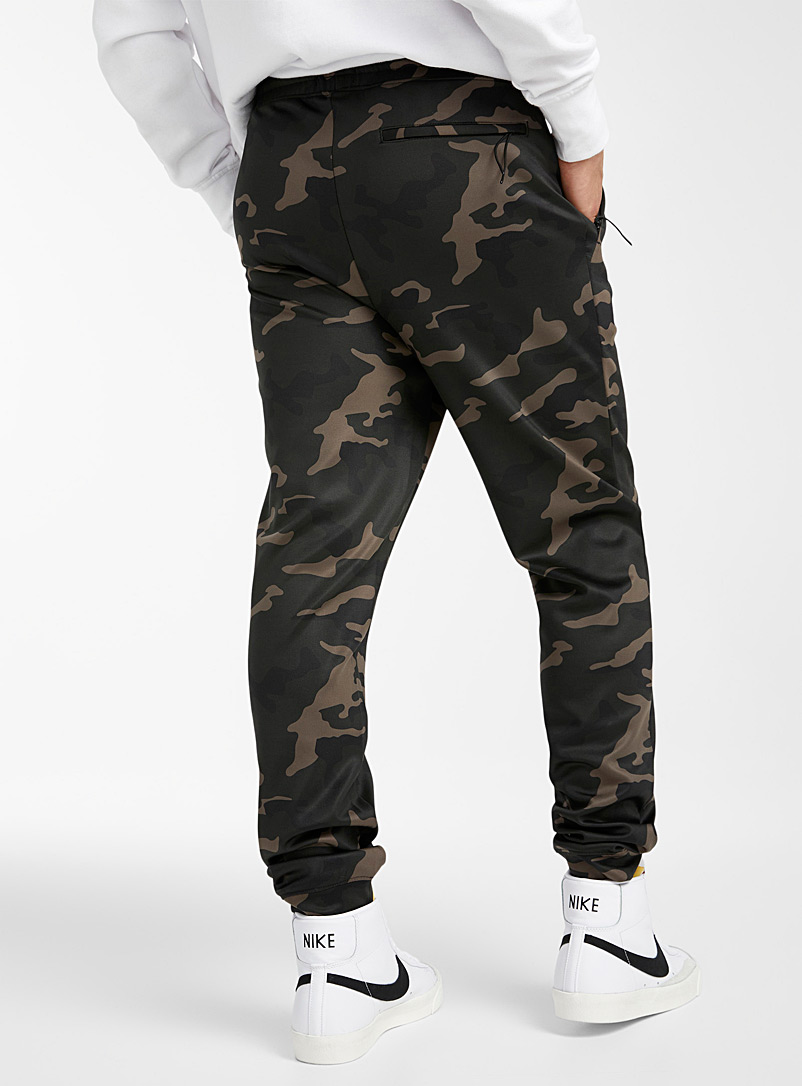Djab Patterned Green Camouflage track joggers for men