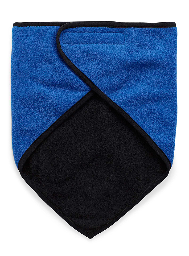 I.FIV5: Le bandana polaire fibres recyclées Bleu pour homme