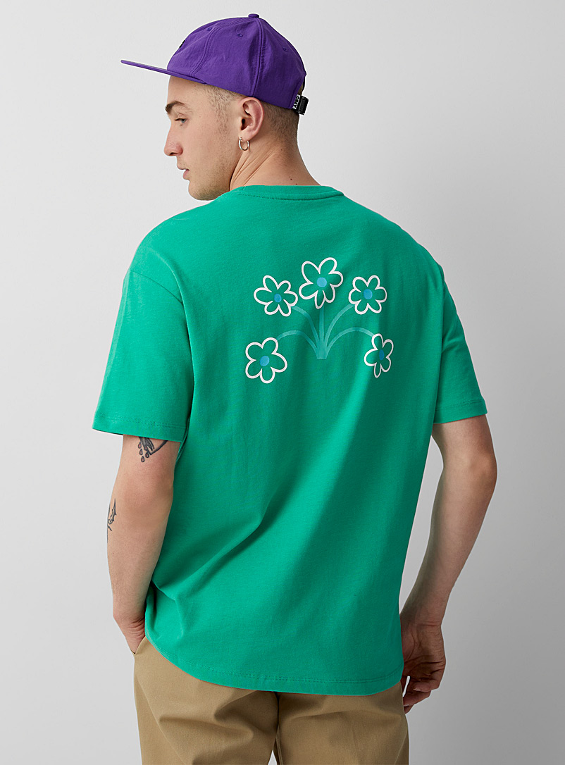 Djab Green Simple joys T-shirt for men