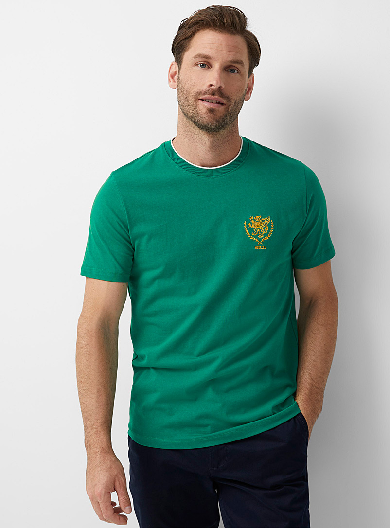 Le 31 Green Crest T-shirt for men