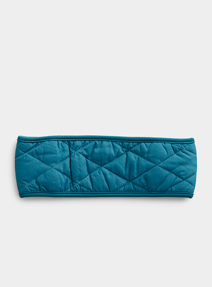 I.FIV5 Teal Quilted headband for women
