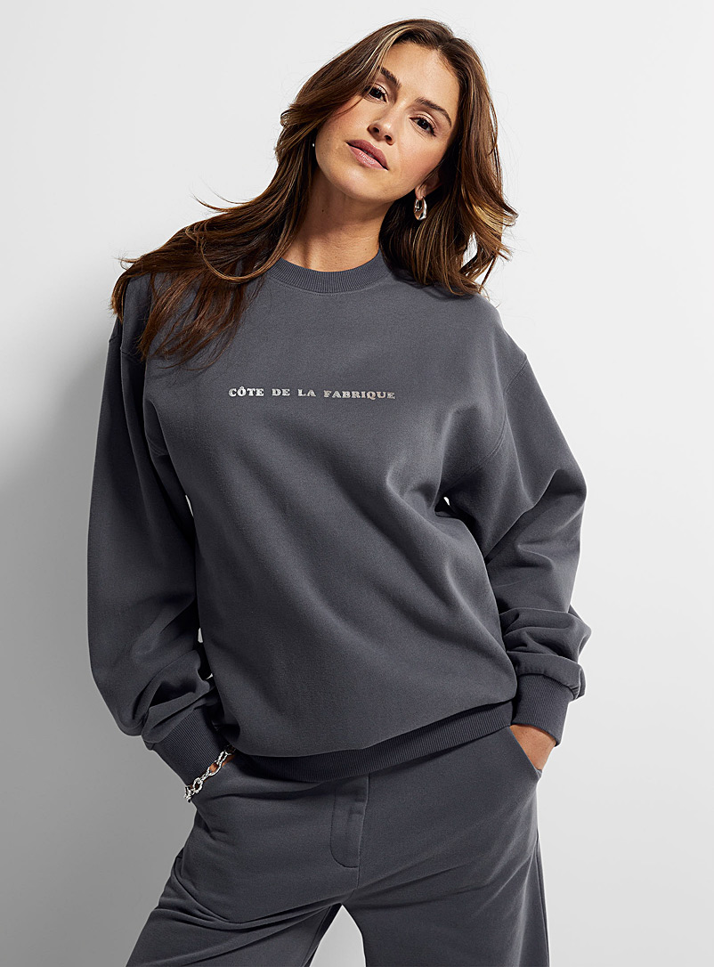 Icône Oxford Destination oversized sweatshirt for women