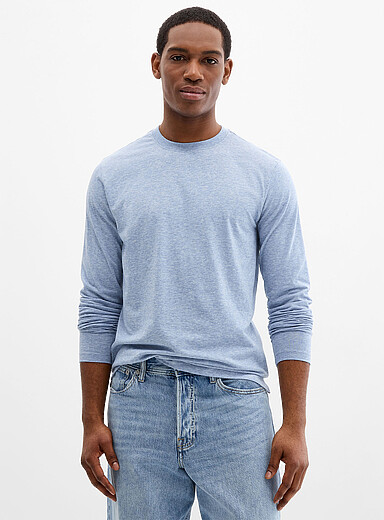 Solid long-sleeve T-shirt <b>Standard fit</b>
